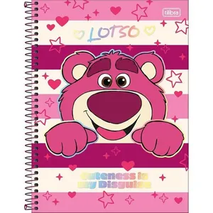 Caderno Universitário 1x1 80 Folhas Capa Dura Lotso