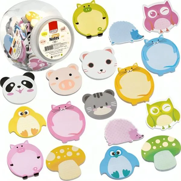 Bloco Adesivo Smart Notes Zoo 30 Folhas Avulso