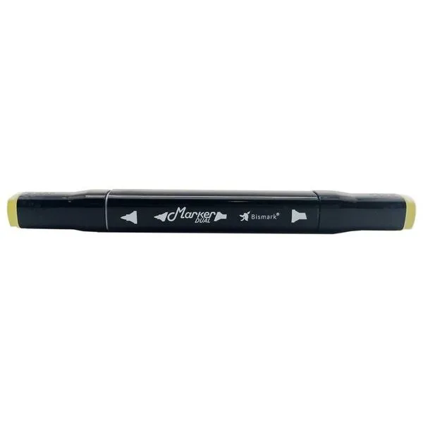 Caneta Marcador Ponta Dupla Marker Dual Pale Yellow