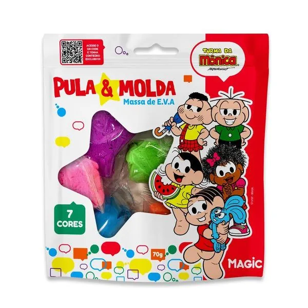Turma da Mônica Massa Pula e Molda E.V.A. - Ciranda Cultural