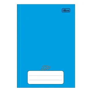 Caderno Brochurão Tilibra Capa Dura Azul 96 Folhas