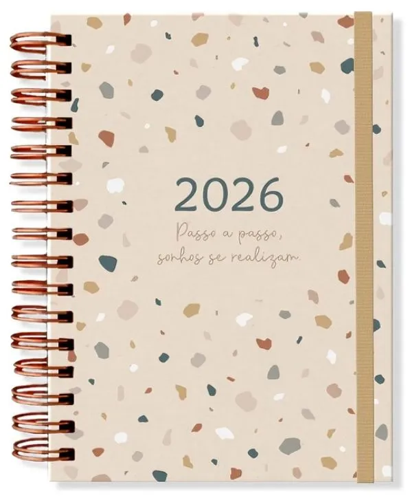 Agenda 2026 Diária Terrazzo