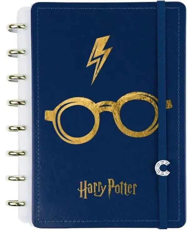 Caderno Inteligente 80 Folhas A5 Harry Potter Azul