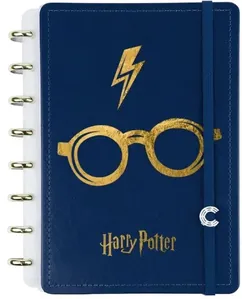 Caderno Inteligente 80 Folhas A5 Harry Potter Azul