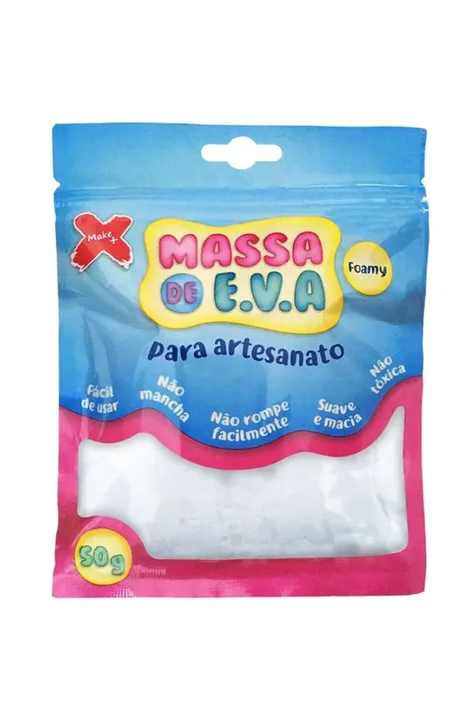 Massa de Eva para Modelar 50g Branco