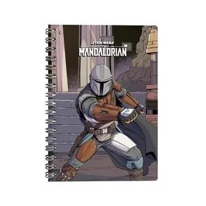 Caderno Universitário 1x1 80 Folhas Capa Dura Mandalorian