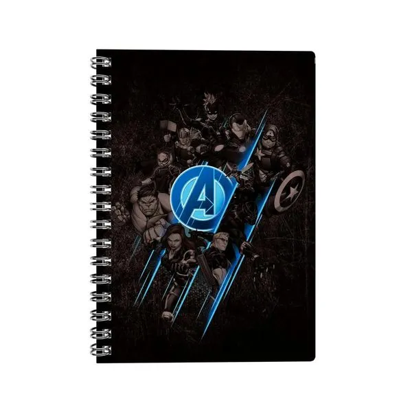 Caderno Universitário 1x1 80 Folhas Capa Dura Avengers