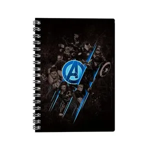Caderno Universitário 1x1 80 Folhas Capa Dura Avengers