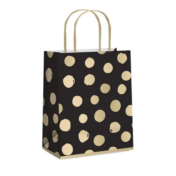 Sacola P/Presente Big Ball Preto G 32x26,5x13cm 14002013 Cromus