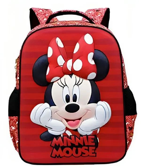 Mochila Com Alça Minnie Se Vermelha