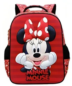 Mochila Com Alça Minnie Se Vermelha