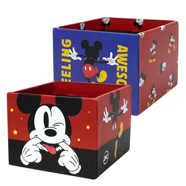 Organizador De Mesa 2 Unidades Médio Mickey Mouse