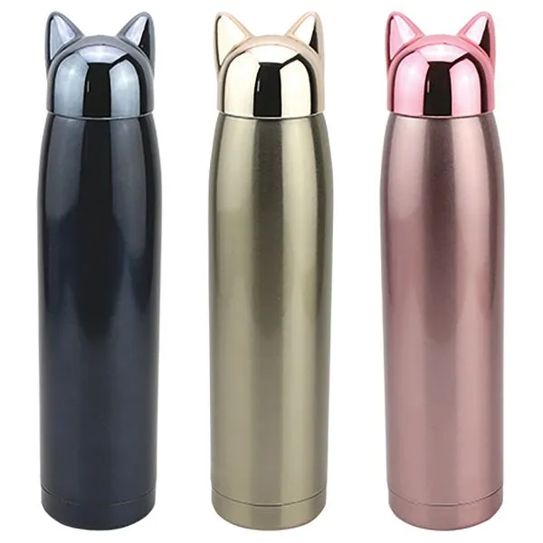 Garrafa 320ml Aço Inox Sortida 6x25cm CB1715 - Moment