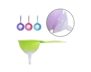 Funil Peneira 2 Em 1 Plástico 18x34,5x19cm - Clink