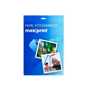 Papel Fotográfico A4 Glossy Branco 10 Folhas 180g 58000011 - Maxprint