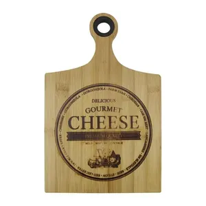 Tábua de Queijo Gourmet Cheese Quadrada Bambu 31x20x1cm - Clink