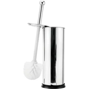 Escova Sanitária com Suporte em Aço Inox 36,5x10cm LM0014 - honeyhome