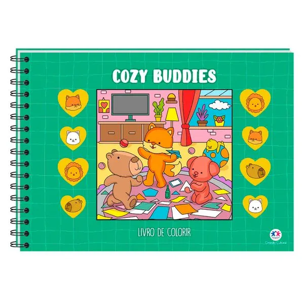 Livro para Colorir Cozy Buddies 021215 - Ciranda