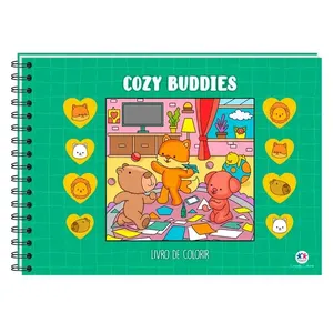 Livro para Colorir Cozy Buddies 021215 - Ciranda