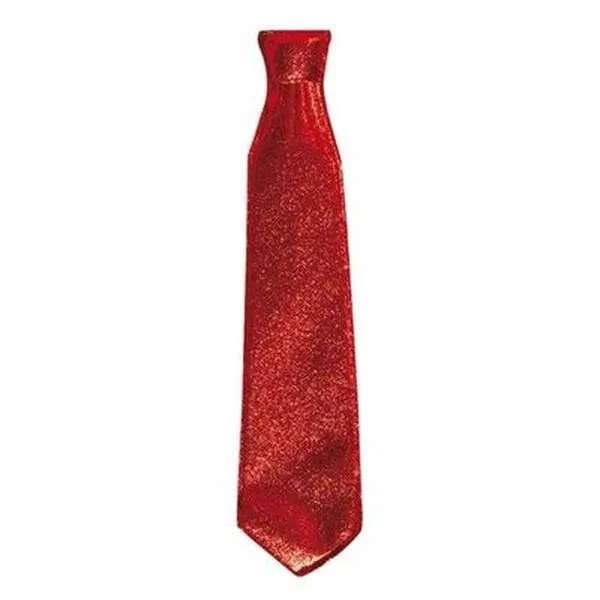 Gravata Glitter Vermelho 29001677 - Cromus Embalagens