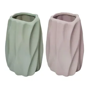 Vaso Decorativo Sortido Cerâmica 10x10x23cm LM3650 - honeyhome