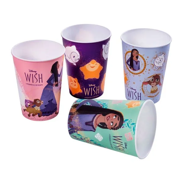 Copo Wish 320ml Plástico Sortido 16533 - Plasútil