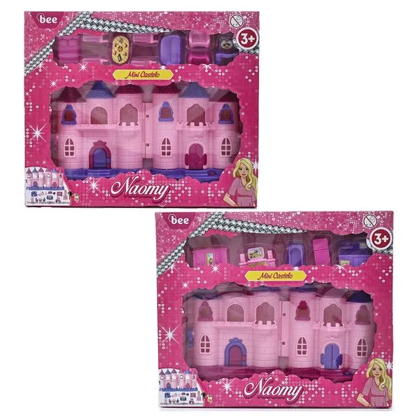 Mini Castelo com Acessórios Plástico Sortido LJM012 - bee
