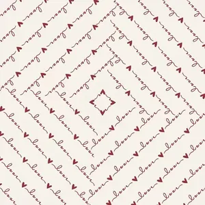 Guardanapo Love Poliéster Branco 45x45cm GNP5818 - Nsw Decor