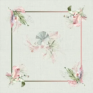 Guardanapo Estampado Tropical 2023 45x45cm GNP5790 - Nsw