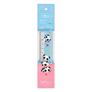Régua Panda Plástico 15cm 346560 - Tilibra