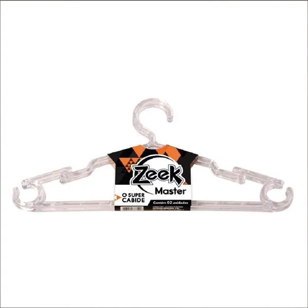 Cabide Master Zeek 02 Unidades - Zeek Utilidades