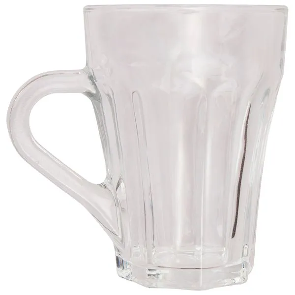 Jogo Xícaras Vidro Transparente 6 Peças 150ml 9,5x6,5x9,5cm LM2691 - honeyhome