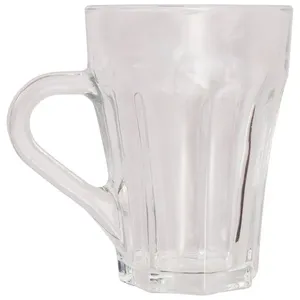 Jogo Xícaras Vidro Transparente 6 Peças 150ml 9,5x6,5x9,5cm LM2691 - honeyhome