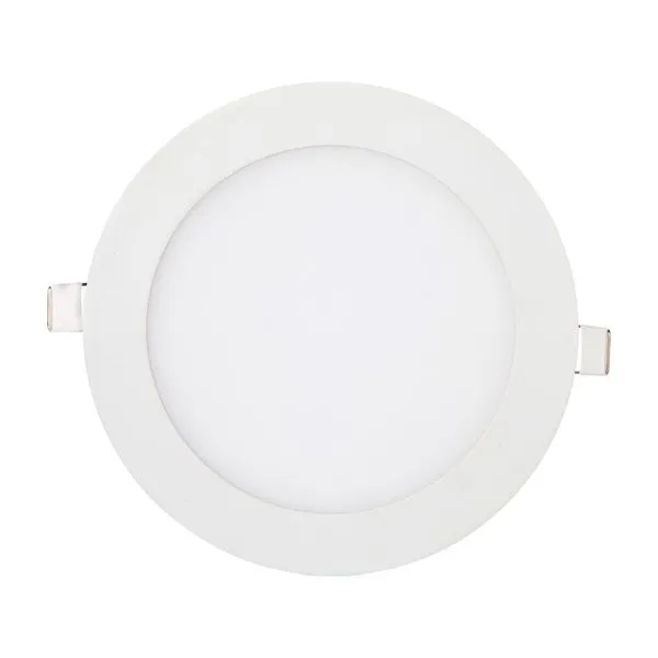 Painel LED de Embutir Redondo Slim Luz Amarela Bivolt Kian Painel de LED Embutir Slim 18W 22cm 1200 Lúmens Luz Amarela