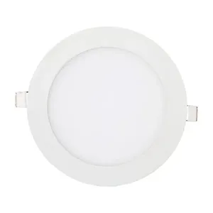 Painel LED de Embutir Redondo Slim Luz Amarela Bivolt Kian Painel de LED Embutir Slim 18W 22cm 1200 Lúmens Luz Amarela