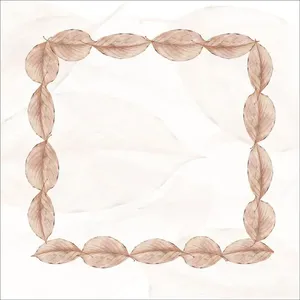 Guardanapo Tecido Estampado Boho de Folhagem Rosa 45x45cm - Nsw Decor