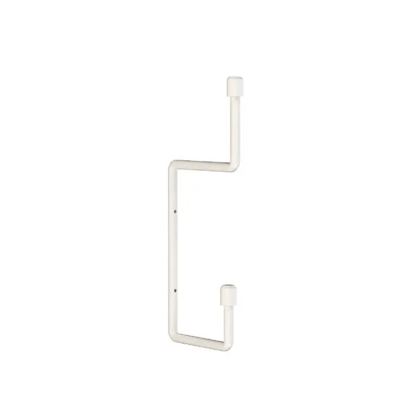 Gancho para Parede até 15kg Aço Branco Multivisão Gancho para Parede Até 15Kg 36x1,5x13cm Aço Branco