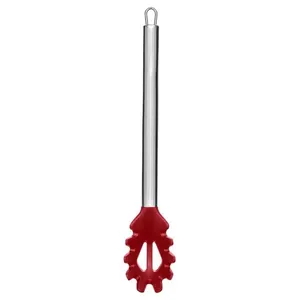Pegador de Massa Silicone Cabo Inox Vermelho UD072 - Up Home