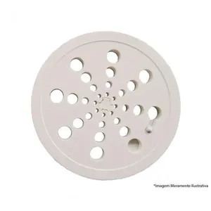 Grelha Redonda Plast Abre/Fecha 100Mm
