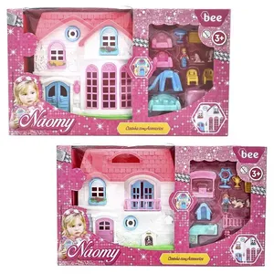 Casinha com Acessórios Plástico Sortida LJM017 - honeyhome