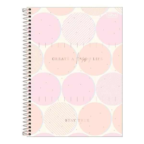 Caderno Universitário Tilibra Soho Espiral 16 Matérias 256 Folhas