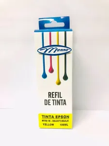 Refil Tinta Epson 664/673 Bulk Amarelo 100ml MTE16 - Menno