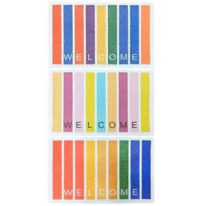Tapete Entrada Ambiente Welcome Sortido Plástico PVC 58,5x40x0,5cm LM3590AMB - honeyhome