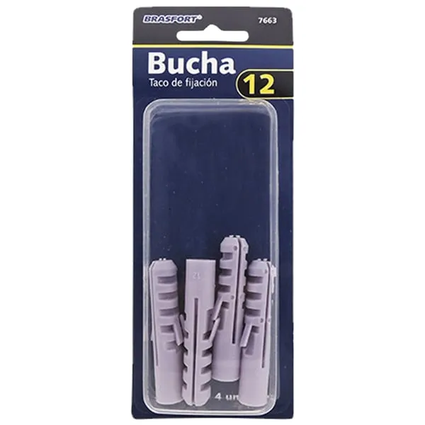 Bucha 12 com 4 Peças - Brasfort
