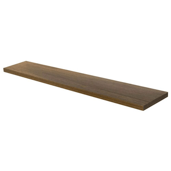Prateleira MDF com Suportes Invisiveis 20x80cm Imbuia - Madeira Forte