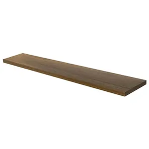 Prateleira MDF com Suportes Invisiveis 20x80cm Imbuia - Madeira Forte