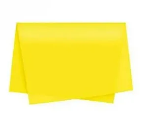 Papel Seda Auto Serviço Amarelo Com 3 Unidades 49x69cm - Cromus