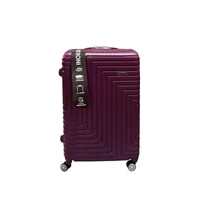 Mala de Viagem Patroni 28" Rodinhas 360º Alça Telescópica Plástico Abs Bordô G: 48x30x74cm LM3147 - honeyhome