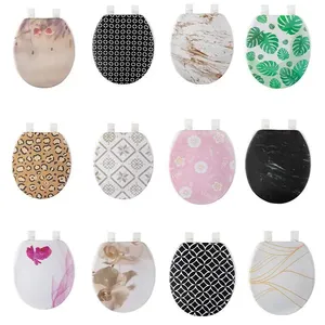 Assento Sanitário Plástico Almofadado Estampa Sortida 42x36x4cm LM0006 - HoneyHome