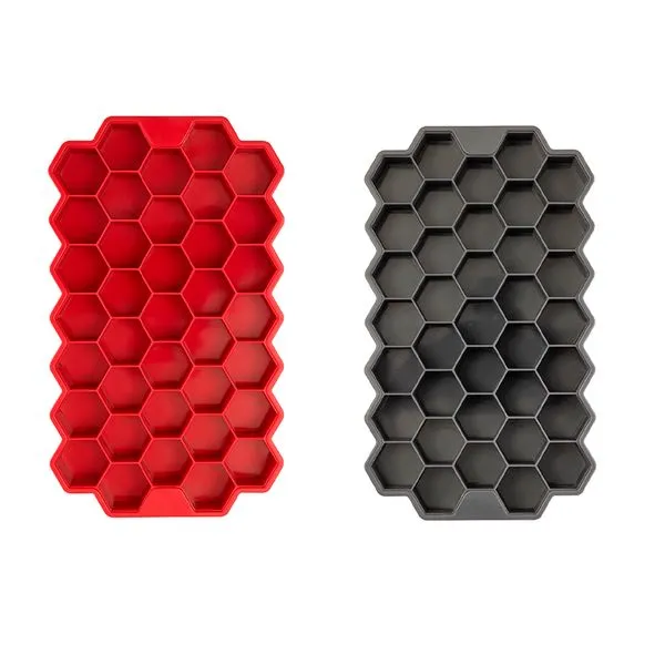 Forma Para 37 Gelos Formato Colméia Silicone Sortida 20,5x11,5x2,3cm LM1546INO - honeyhome